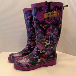 CHOOKA Classic Tall Rain Boots Purple Trance 6